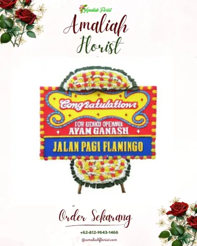Bunga Papan Congratulation di Mannuruki